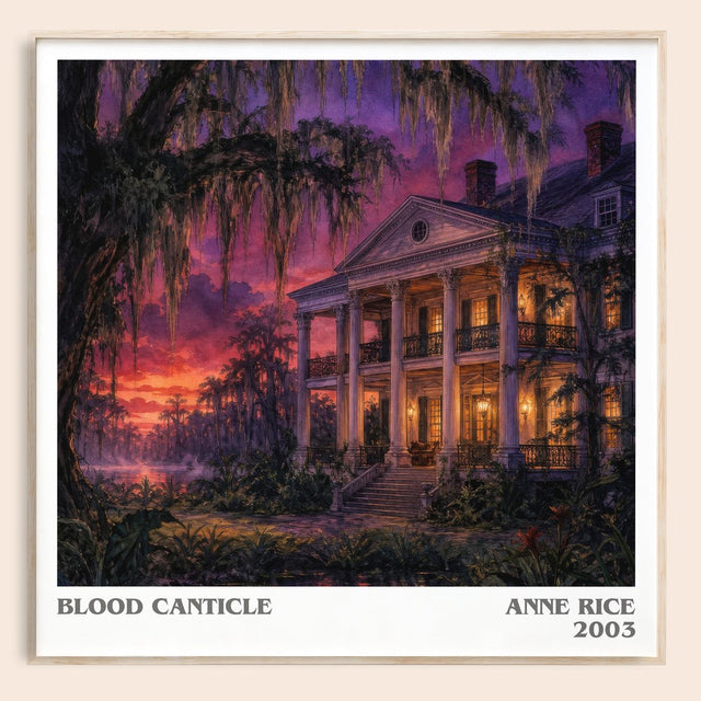 Blood Canticle Literary Art Print by Anne Rice