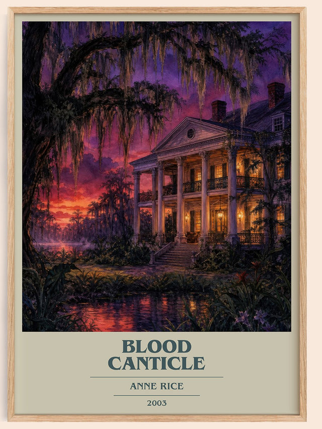 Blood Canticle Book Cover Poster by Anne Rice
