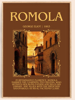 Romola Minimalist Book Poster by George Eliot – image 1