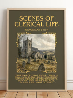 Scenes Of Clerical Life Minimalist Book Poster by George Eliot – image 2