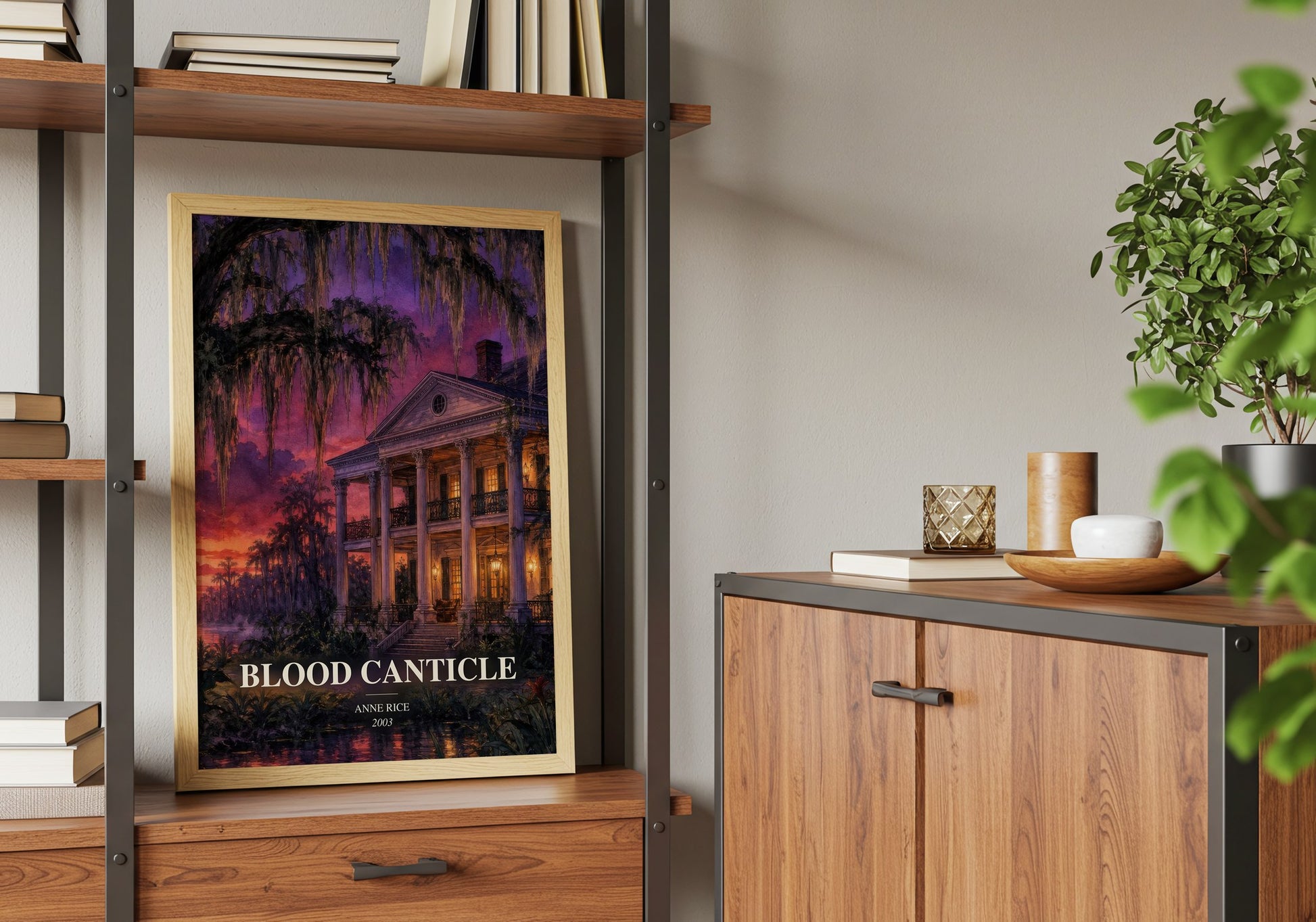 Blood Canticle book watercolour illustration paper finish options – matte satin gloss