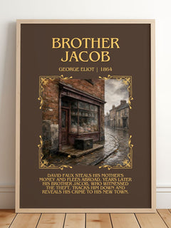 Brother Jacob Minimalist Book Poster by George Eliot – image 2