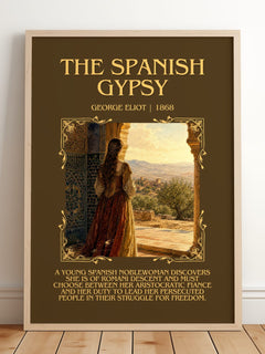 The Spanish Gypsy Minimalist Book Poster by George Eliot – image 2