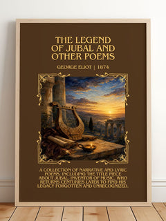 Legend Of Jubal And Other Poems Minimalist Book Poster by George Eliot – image 2