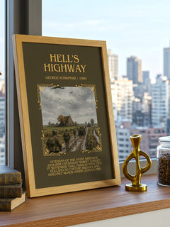 Hell'S Highway Minimalist Book Poster by George Koskimaki – image 3