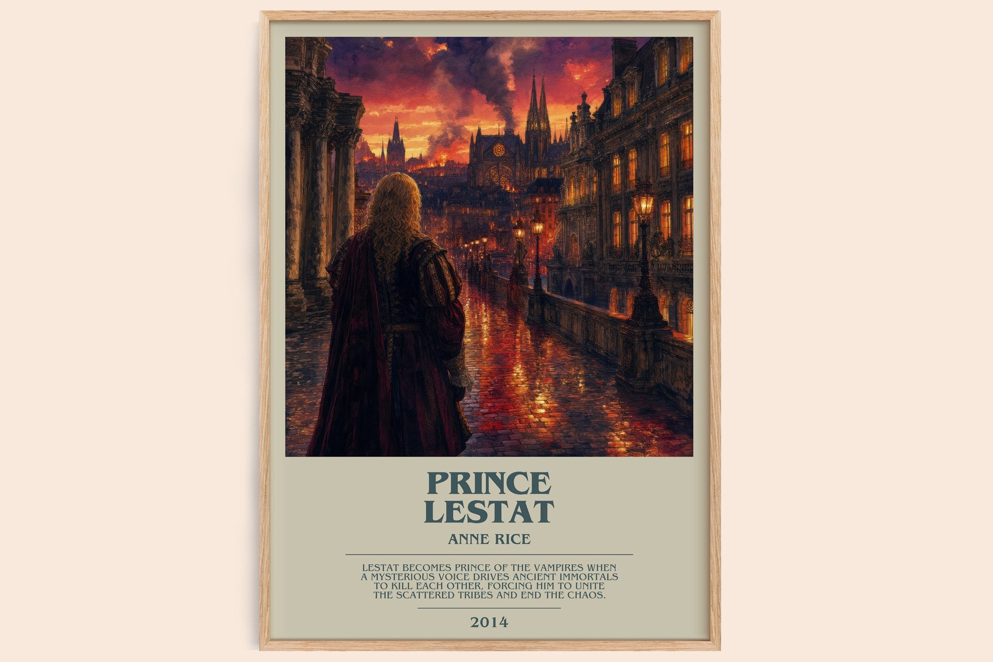 Prince Lestat Bookish Wall Art by Anne Rice