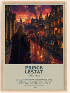 Prince Lestat Bookish Wall Art by Anne Rice