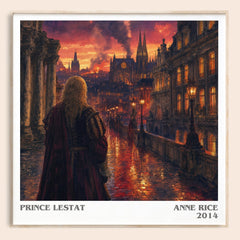 Prince Lestat Literary Art Print by Anne Rice