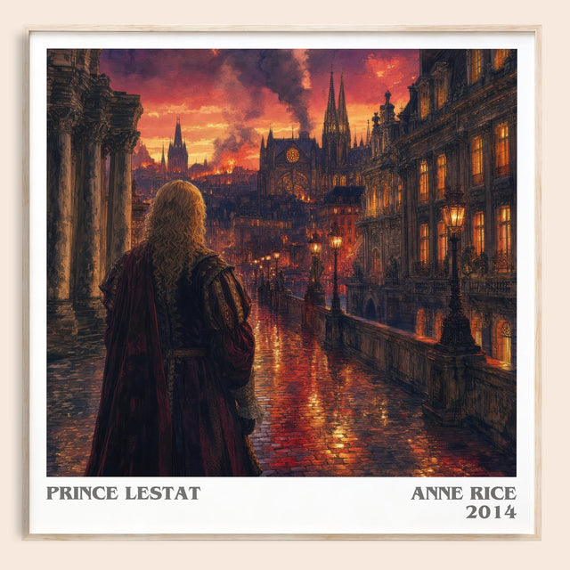 Prince Lestat Literary Art Print by Anne Rice