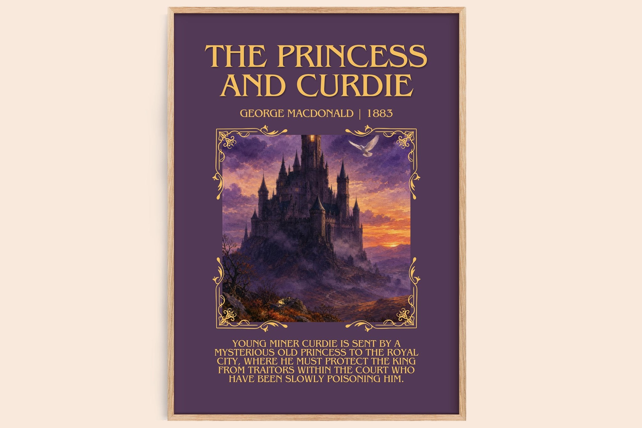 The Princess And Curdie Minimalist Book Poster by George Macdonald