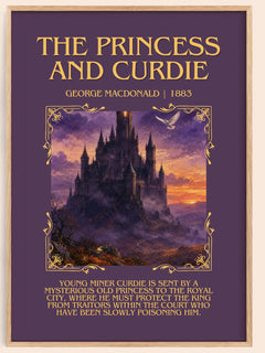 The Princess And Curdie Minimalist Book Poster by George Macdonald – image 1