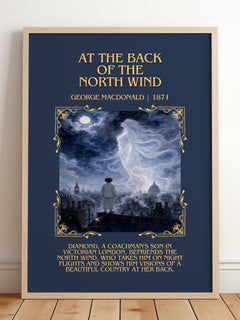 At The Back Of The North Wind Minimalist Book Poster by G. Macdonald – image 2