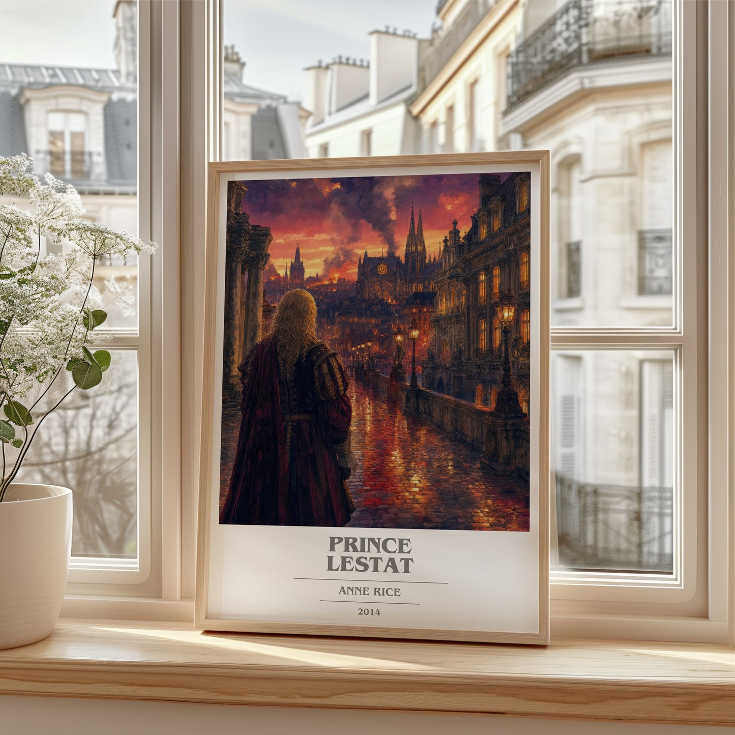 Prince Lestat book cover poster colour and style options – Anne Rice book art