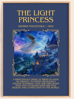 The Light Princess Minimalist Book Poster by George Macdonald – image 1