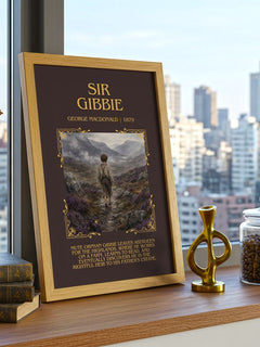 Sir Gibbie Minimalist Book Poster by George Macdonald – image 3