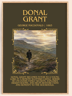 Donal Grant Minimalist Book Poster by George Macdonald – image 1