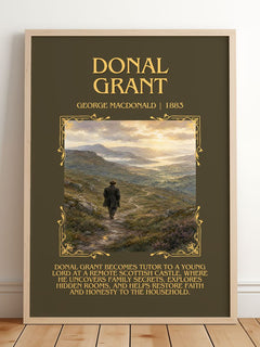 Donal Grant Minimalist Book Poster by George Macdonald – image 2