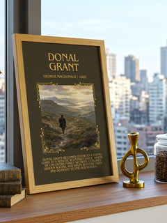 Donal Grant Minimalist Book Poster by George Macdonald – image 3