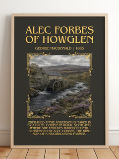 Alec Forbes Of Howglen Minimalist Book Poster by George Macdonald – image 2