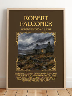 Robert Falconer Minimalist Book Poster by George Macdonald – image 2