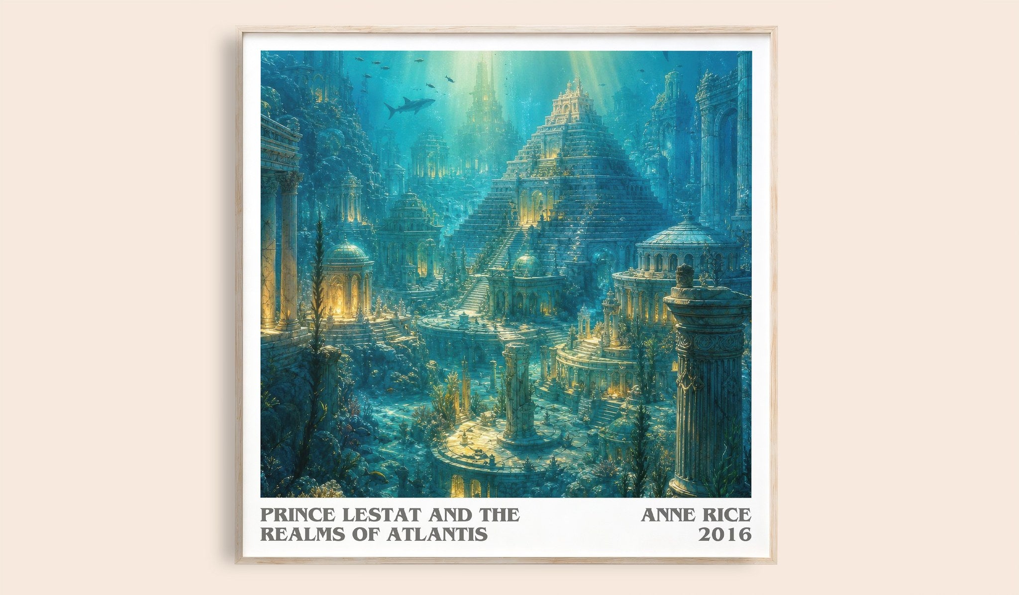 Prince Lestat And The Realms Of Atlantis Literary Art Print by A. Rice