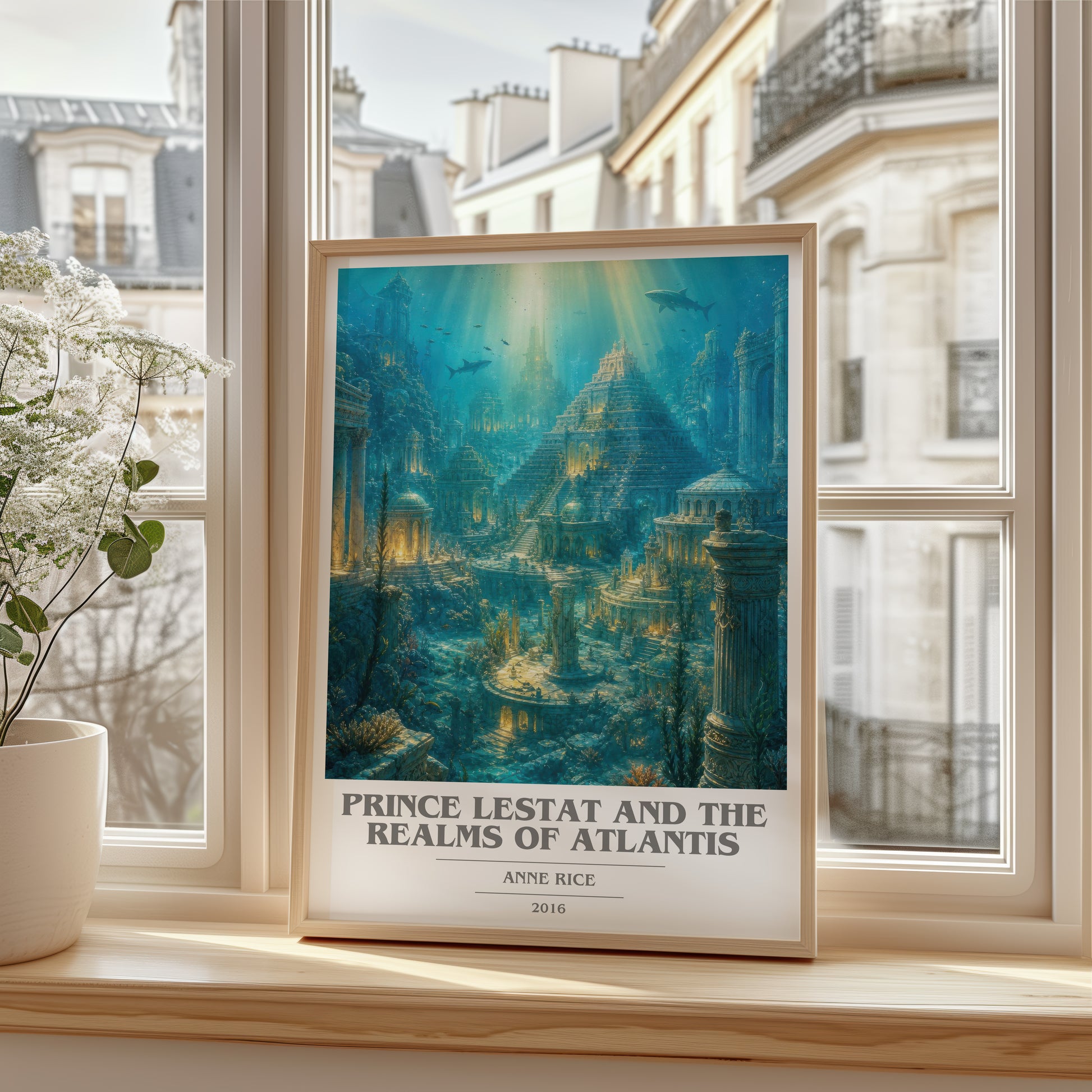 Prince Lestat And The Realms Of Atlantis book cover poster colour and style options – Anne Rice book art