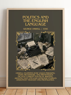 Politics And The English Language Minimalist Book Poster by G. Orwell – image 2