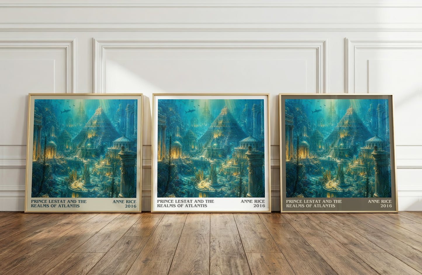 Prince Lestat And The Realms Of Atlantis literary art print colour and style options – Anne Rice book art
