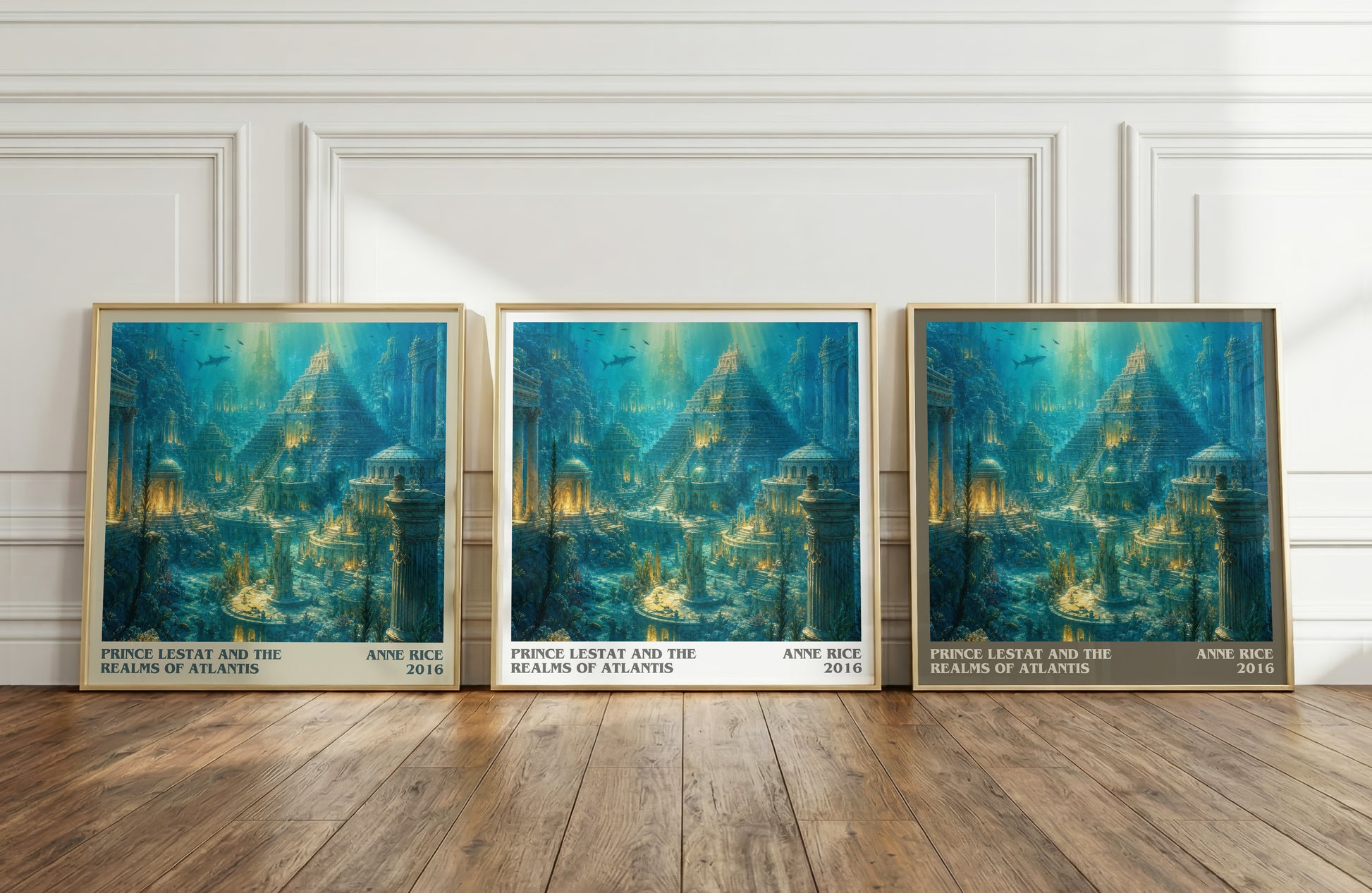 Prince Lestat And The Realms Of Atlantis literary art print colour and style options – Anne Rice book art