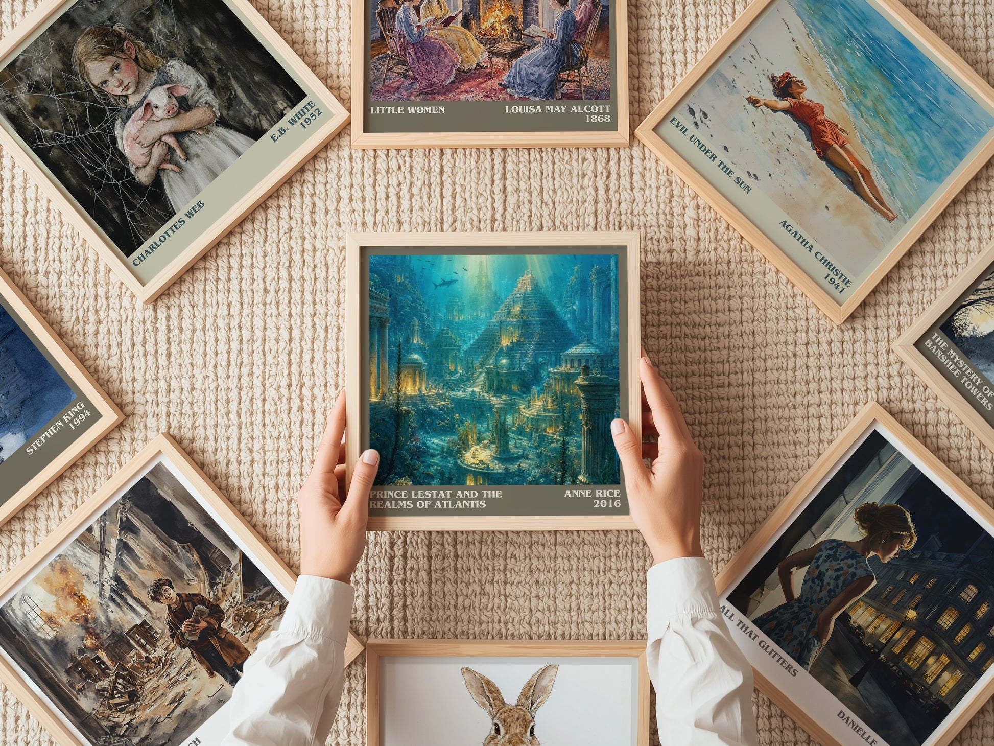 Prince Lestat And The Realms Of Atlantis literary book poster framed on wall – fantasy wall art