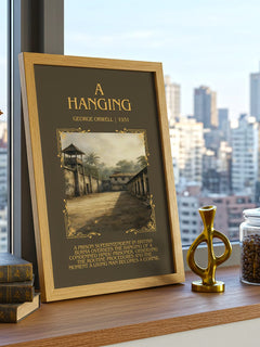 A Hanging Minimalist Book Poster by George Orwell – image 3