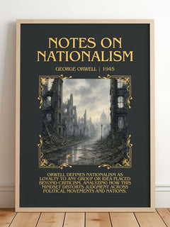 Notes On Nationalism Minimalist Book Poster by George Orwell – image 2
