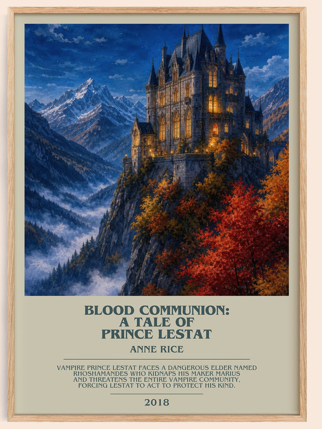 Blood Communion: A Tale Of Prince Lestat Bookish Wall Art by Anne Rice
