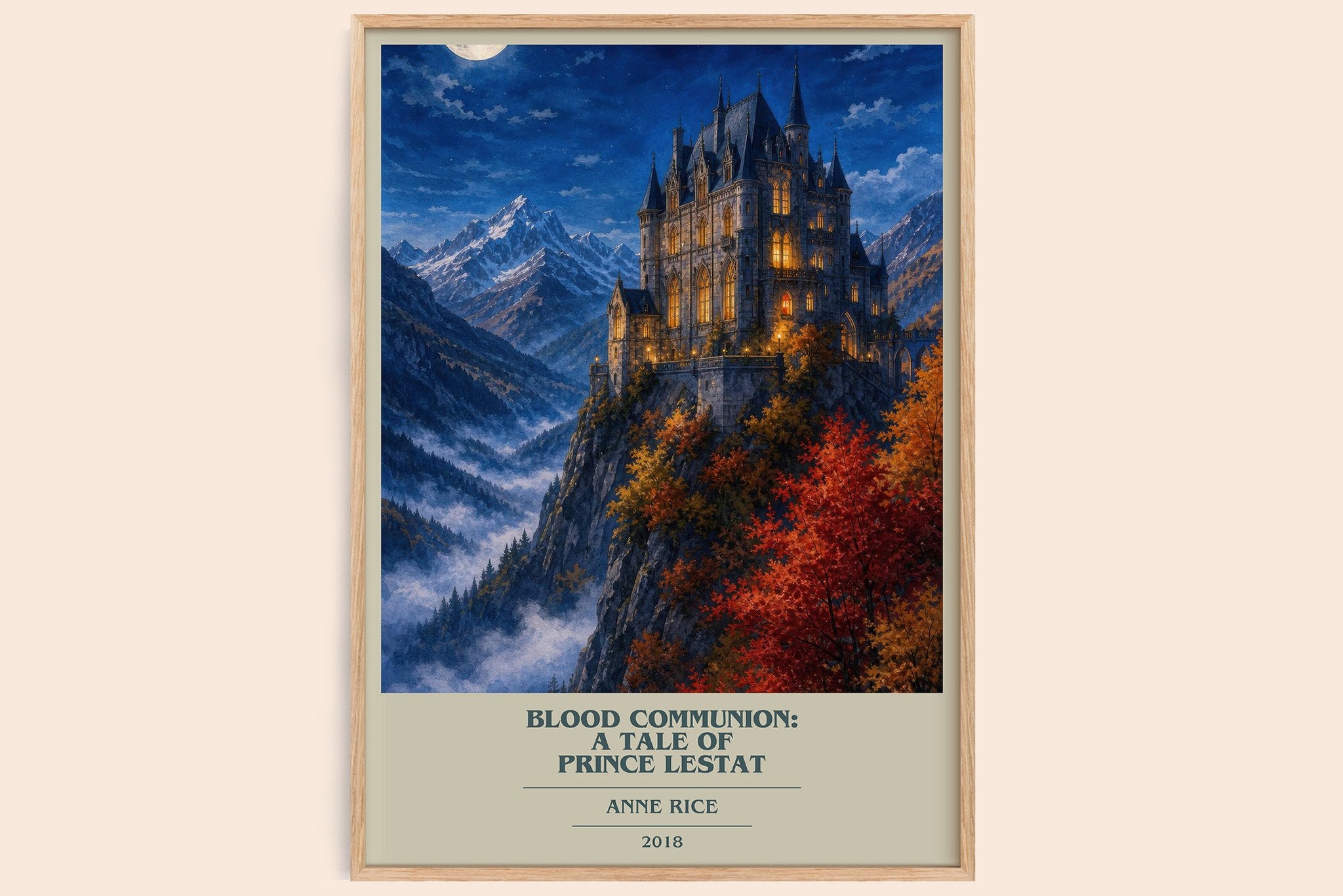 Blood Communion: A Tale Of Prince Lestat Book Cover Poster by A. Rice