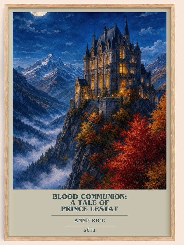 Blood Communion: A Tale Of Prince Lestat Book Cover Poster by A. Rice