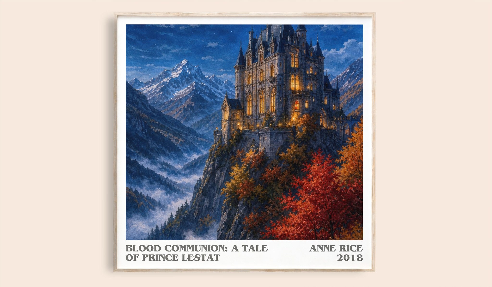 Blood Communion: A Tale Of Prince Lestat Literary Art Print by A. Rice