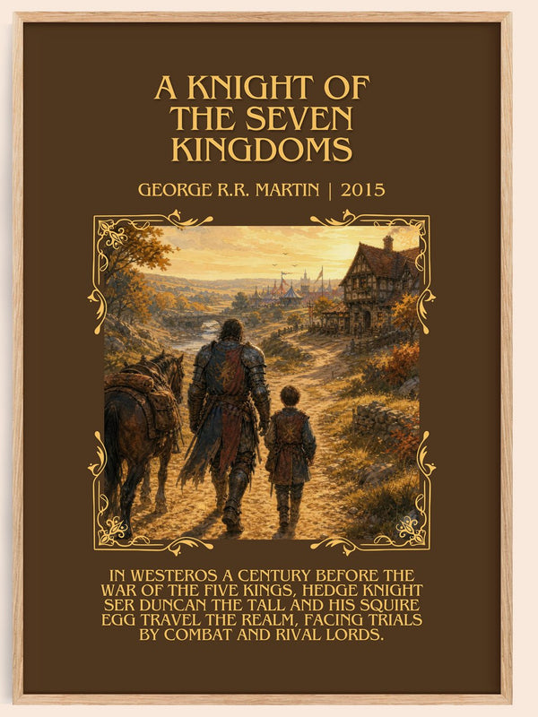 Knight Of The Seven Kingdoms Minimalist Book Poster by G. Martin – book poster