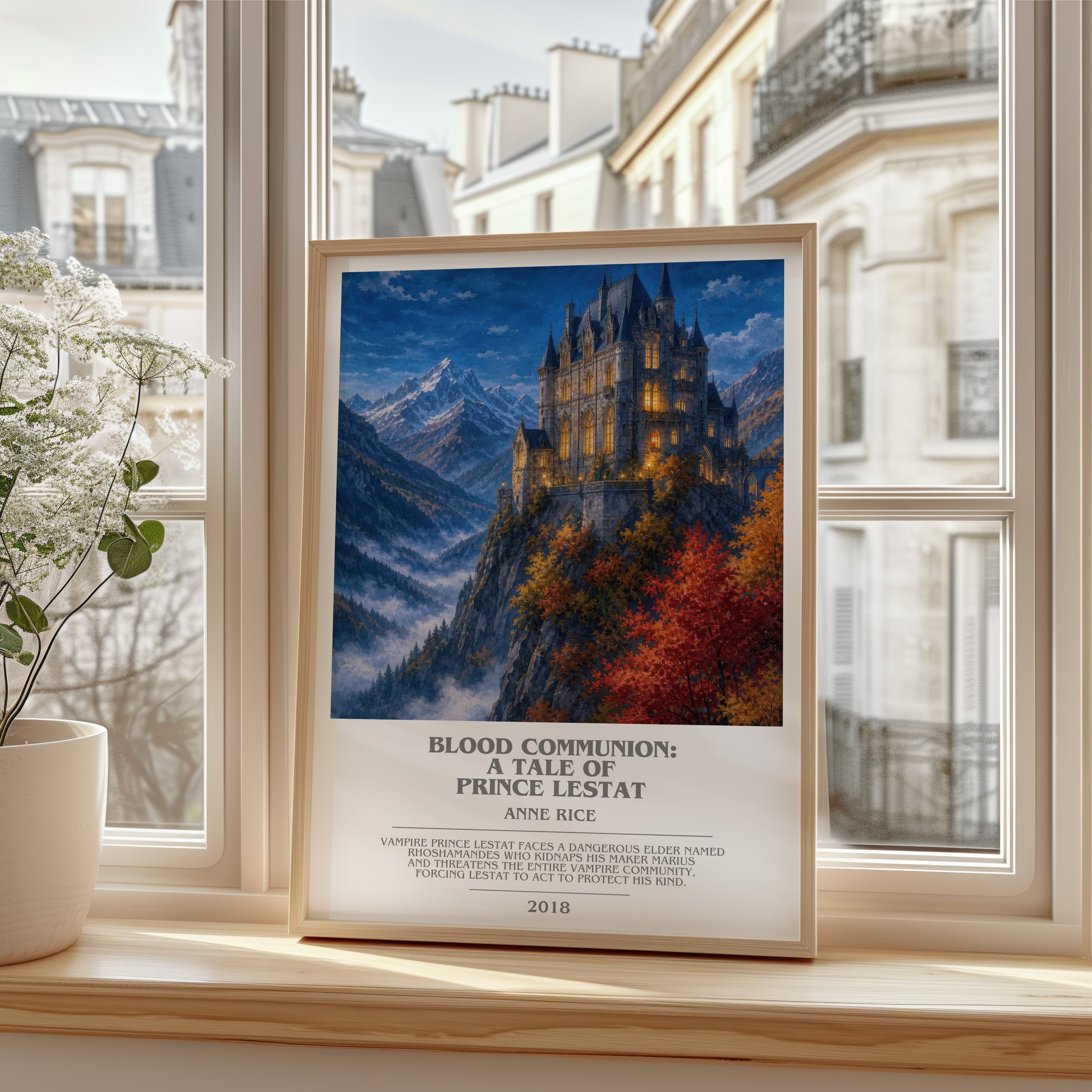 Blood Communion: A Tale Of Prince Lestat bookish poster colour and style options – Anne Rice book art