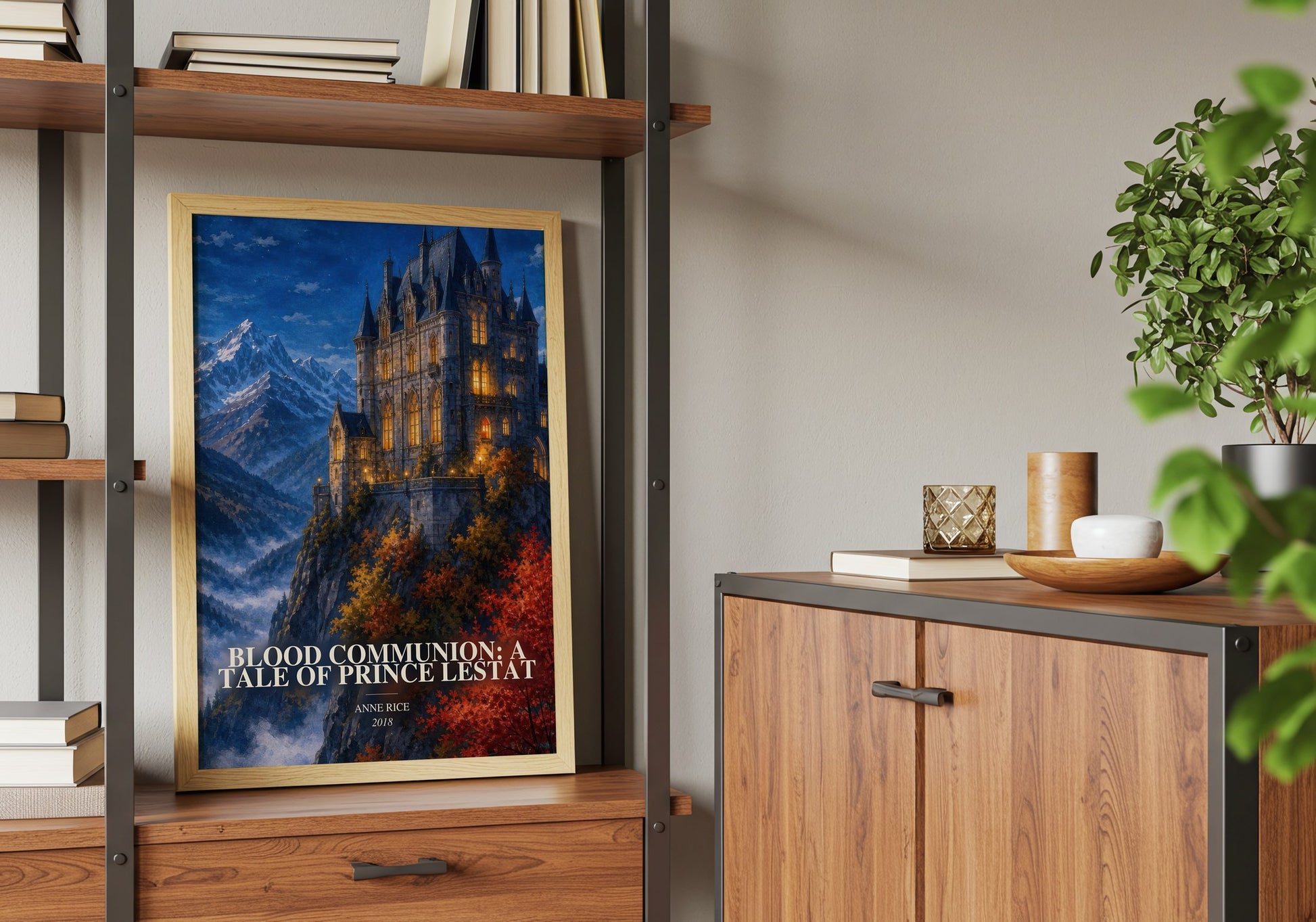 Blood Communion: A Tale Of Prince Lestat book watercolour illustration paper finish options – matte satin gloss
