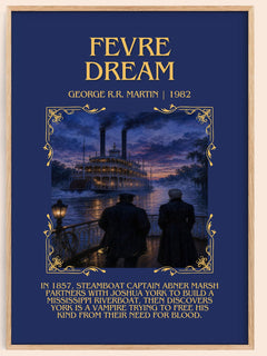Fevre Dream Minimalist Book Poster by George R.R. Martin – image 1