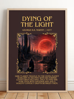 Dying Of The Light Minimalist Book Poster by George R.R. Martin – image 2