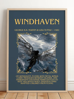 Windhaven Minimalist Book Poster by George R.R. Martin & Lisa Tuttle – image 2