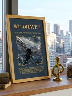 Windhaven Minimalist Book Poster by George R.R. Martin & Lisa Tuttle – image 3