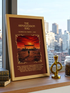 The Armageddon Rag Minimalist Book Poster by George R.R. Martin – image 3