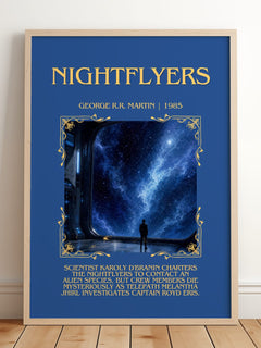 Nightflyers Minimalist Book Poster by George R.R. Martin – image 2