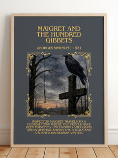 Maigret And The Hundred Gibbets Minimalist Book Poster by G. Simenon – image 2