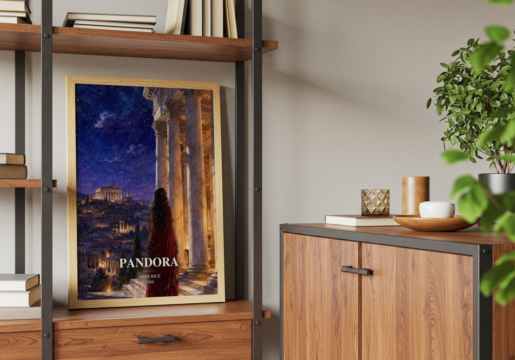 Pandora book watercolour illustration paper finish options – matte satin gloss