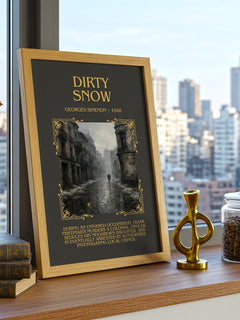 Dirty Snow Minimalist Book Poster by Georges Simenon – image 3