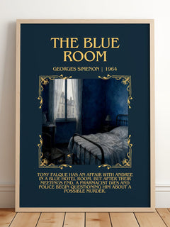 The Blue Room Minimalist Book Poster by Georges Simenon – image 2