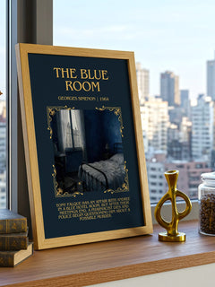 The Blue Room Minimalist Book Poster by Georges Simenon – image 3